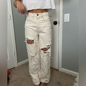BDG Urban Outfitters Cream Jeans